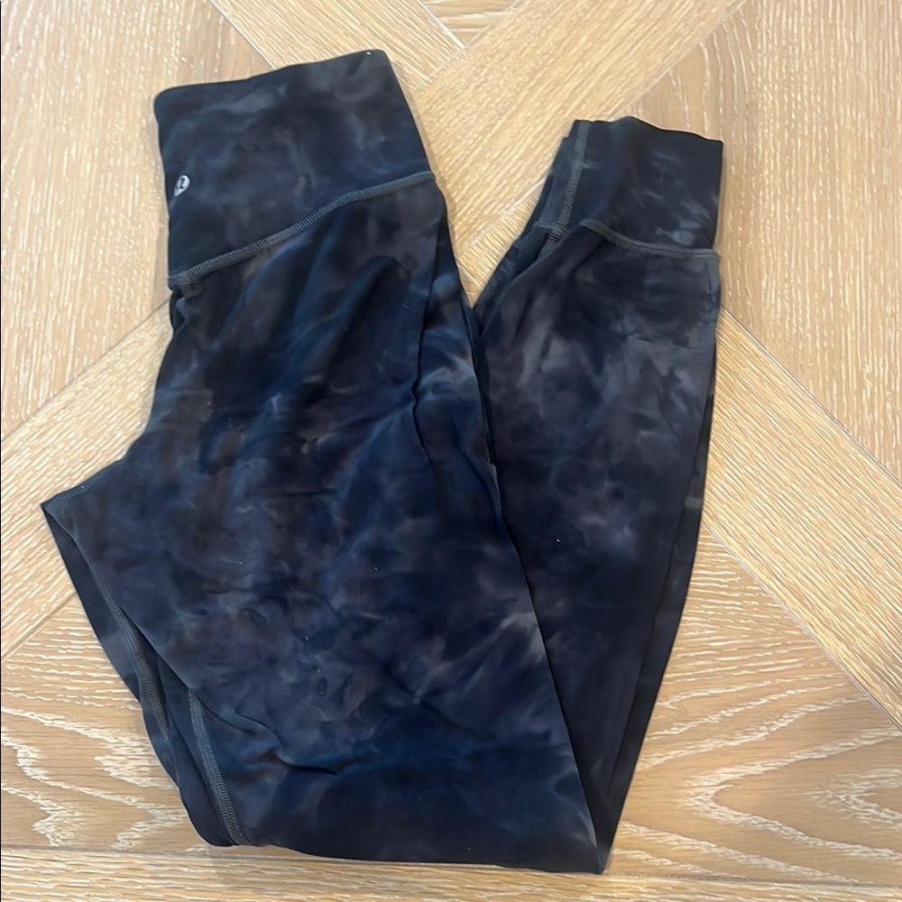 lululemon athletica Black Tie-Dye Joggers
